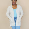 Time is Right Waffle Cardigan | Sand Beige