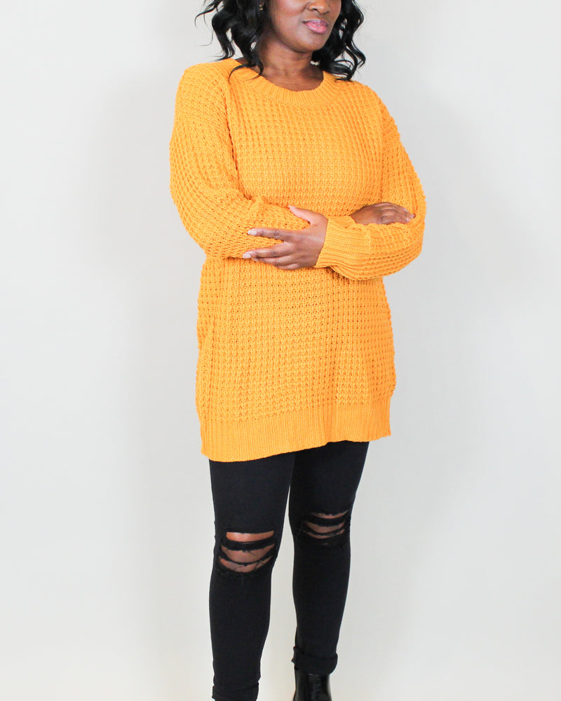 Sunlight Sweater | Ash Mustard - Forever Grace Boutique