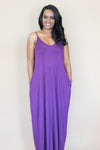 Just Breezy | Purple Maxi Dress - Forever Grace Boutique